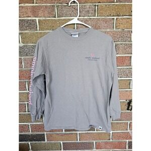 Simply Southern Roller Skate Long Sleeve T-Shirt Grey Youth Large